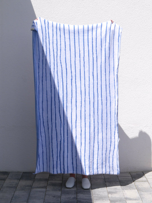 Beach Towel - gestreift - marshmallow-white